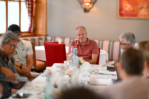 TENNIS - ATP, Tennis Herren Generali Open 2026 KITZBUEHEL,AUSTRIA,21.JUL.26 - TENNIS - ATP World Tour, Generali Open, side event, OETV Pressefruehstueck, press conference, PK, Pressekonferenz Image shows president Richard Grasl (OETV).  GEPAxpictures xDanielxSchoenherr