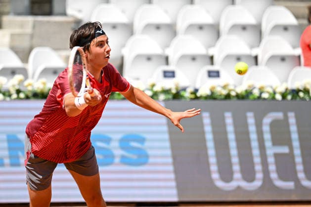 TENNIS - ATP, Tennis Herren Generali Open 2026 KITZBUEHEL,AUSTRIA,21.JUL.26 - TENNIS - ATP World Tour, Generali Open. Image shows Aleksandar Shevchenko (KAZ).  GEPAxpictures xDanielxSchoenherr