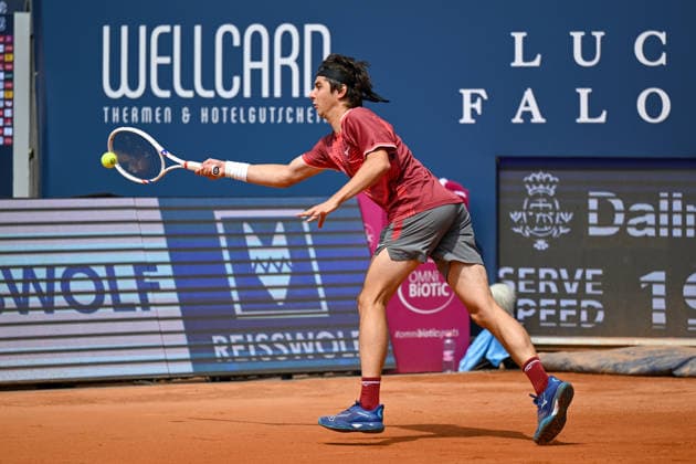TENNIS - ATP, Tennis Herren Generali Open 2026 KITZBUEHEL,AUSTRIA,21.JUL.26 - TENNIS - ATP World Tour, Generali Open. Image shows Aleksandar Shevchenko (KAZ).  GEPAxpictures xDanielxSchoenherr