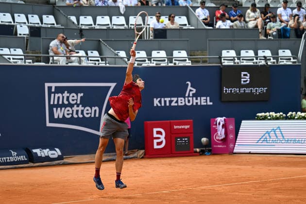 TENNIS - ATP, Tennis Herren Generali Open 2026 KITZBUEHEL,AUSTRIA,21.JUL.26 - TENNIS - ATP World Tour, Generali Open. Image shows Aleksandar Shevchenko (KAZ).  GEPAxpictures xDanielxSchoenherr
