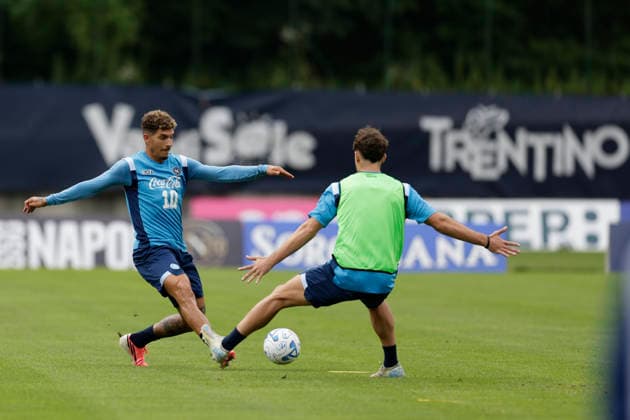 SSC Napoli preseason 2026-27 Napoli s Italian defender Giovanni Di Lorenzo during fifth day SSC Napoli s 2026-27 preseason training camp in val di sole in Trentino, Dimaro Folgarida July, 21 2026. _BPH7461 Copyright: xAntonioxBalascox