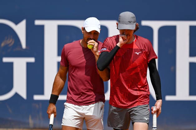 TENNIS - ATP, Tennis Herren Generali Open 2026 KITZBUEHEL,AUSTRIA,21.JUL.26 - TENNIS - ATP World Tour, Generali Open. Image shows Fernando Romboli (BRA) and John Patrick Smith (AUS).  GEPAxpictures xDanielxSchoenherr