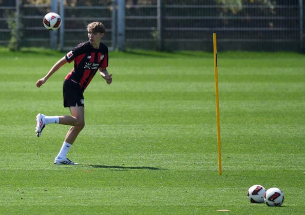 21.07.2026, xophax, Fussball 1.Bundesliga, Bayer 04 Leverkusen . Öffentliches Training . BayArena . Kennet Eichhorn trainiert allein.( Bayer 04 Leverkusen ) Leverkusen *** July 21, 2026, xophax, Soccer, Bundesliga 1, Bayer 04 Leverkusen, Open Practice at BayArena, Kennet Eichhorn trains alone, Bayer 04 Leverkusen, Leverkusen