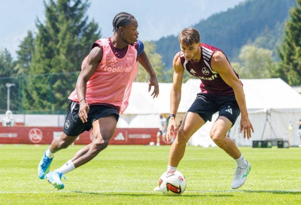21.07.2026 - Fussball - 2. Fussball-Bundesliga - Saison 2026 2027 - 1. FC Nürnberg FCN Club - Trainingslager Sommer Sommertrainingslager Gais - Bruneck - Südtirol - Zink DaMa - xdaxmax - Mohamed Ali Zoma (23, 1. FC Nürnberg FCN ) Adam Markhiev (6, 1. FC Nürnberg FCN ) *** July 21, 2026 Soccer 2 Soccer Bundesliga 2026–2027 Season 1 FC Nuremberg (FCN) Club Summer Training Camp Summer Training Camp in Gais, Brunico, South Tyrol Zink DaMa xdaxmax Mohamed Ali Zoma 23, 1 FC Nuremberg (FCN) Adam Markhiev 6, 1 FC Nuremberg (FCN)