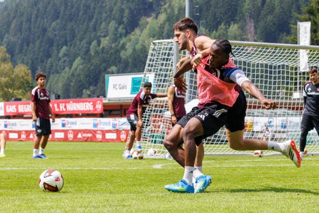 21.07.2026 - Fussball - 2. Fussball-Bundesliga - Saison 2026 2027 - 1. FC Nürnberg FCN Club - Trainingslager Sommer Sommertrainingslager Gais - Bruneck - Südtirol - Zink DaMa - xdaxmax - Styopa Mkrtchyan (5, 1. FC Nürnberg FCN ) Mohamed Ali Zoma (23, 1. FC Nürnberg FCN ) *** July 21, 2026 Soccer 2 Soccer Bundesliga 2026–2027 Season 1 FC Nuremberg (FCN) Club Summer Training Camp Summer Training Camp in Gais, Brunico, South Tyrol Zink, DaMa, xdaxmax, Styopa, Mkrtchyan 5, 1 FC Nuremberg FCN Mohamed Ali Zoma 23, 1 FC Nuremberg FCN