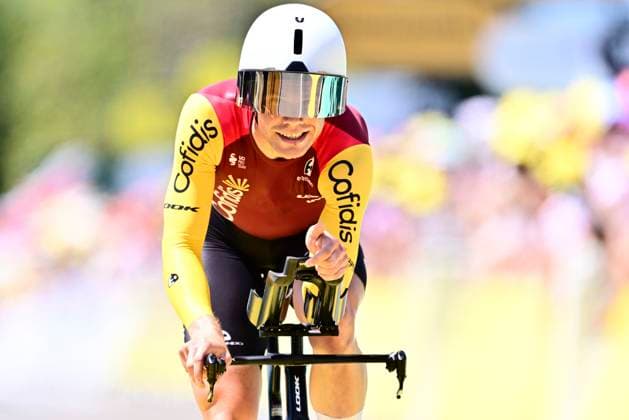 Tour de France 2026 Stage 16 THONON-LES-BAINS, FRANCE - JULY 21 : Fretin Milan (BEL) of Cofidis during stage 16 of the 113rd edition of Tour de France an UCI World Tour 2.UWT Individual Time Trial stage for Men Elite of 26 km with start in Evian-les-Bains and finish in Thonon-les-Bains on July 21, 2026 in Thonon-les-Bains, France, 21 07 2026 Thonon-les-Bains France  Copyright: xPeterxDexVoechtx