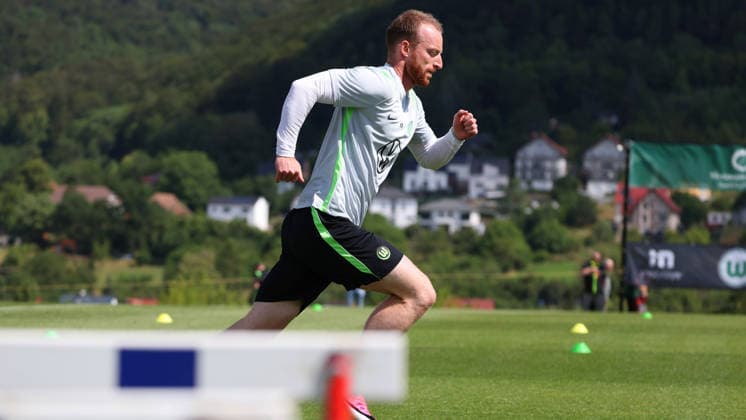 VfL Trainingslager, Weimarer Land Blankenhain, 21.07.2026, Fußball, Herren, Saison 2026 2027, 2. BL, VfL Wolfsburg, Sommer-Trainingslager: Tag 3., Maximilian Arnold (VfL Wolfsburg) Weimarer Land, Thüringen Deutschland *** VfL Training Camp, Weimarer Land Blankenhain, July 21, 2026, Soccer, Men s, 2026–2027 Season, 2nd Bundesliga, VfL Wolfsburg, Summer Training Camp Day 3, Maximilian Arnold, VfL Wolfsburg, Weimarer Land, Thuringia, Germany