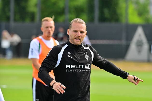21.07.2026; Moenchengladbach; Fussball, Herren, Saison 2026 2027, Training Borussia Moenchengladbach Eugen Polanski (Trainer Gladbach) DFL regulations prohibit any use of photographs as image sequences and or quasi-video. ista-Borussia-Park NRW Deutschland *** July 21, 2026, Mönchengladbach Soccer, Men s, 2026–2027 Season, Borussia Mönchengladbach Training, Eugen Polanski, Gladbach Coach. DFL regulations prohibit any use of photographs as image sequences and or quasi-video content at Borussia Park, NRW, Germany