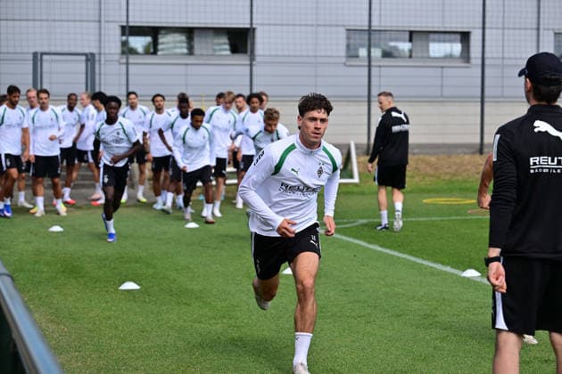 21.07.2026; Moenchengladbach; Fussball, Herren, Saison 2026 2027, Training Borussia Moenchengladbach Philipp Sander (Gladbach) DFL regulations prohibit any use of photographs as image sequences and or quasi-video. ista-Borussia-Park NRW Deutschland *** July 21, 2026, Mönchengladbach, Soccer, Men s, 2026–2027 Season, Borussia Mönchengladbach Training, Philipp Sander, Gladbach. DFL regulations prohibit any use of photographs as image sequences and or quasi-video footage at Borussia Park, NRW, Germany
