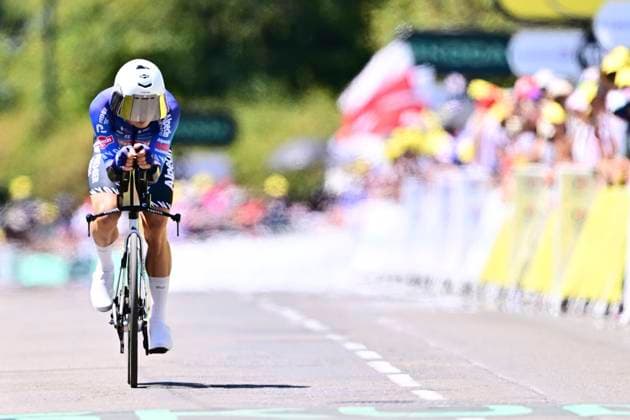 Tour de France 2026 Stage 16 THONON-LES-BAINS, FRANCE - JULY 21 : Philipsen Jasper (BEL) of Alpecin - Premier Tech during stage 16 of the 113rd edition of Tour de France an UCI World Tour 2.UWT Individual Time Trial stage for Men Elite of 26 km with start in Evian-les-Bains and finish in Thonon-les-Bains on July 21, 2026 in Thonon-les-Bains, France, 21 07 2026 Thonon-les-Bains France  Copyright: xPeterxDexVoechtx