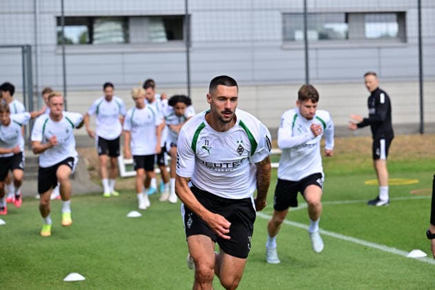 21.07.2026; Moenchengladbach; Fussball, Herren, Saison 2026 2027, Training Borussia Moenchengladbach Tim Kleindienst (Gladbach) DFL regulations prohibit any use of photographs as image sequences and or quasi-video. ista-Borussia-Park NRW Deutschland *** July 21, 2026, Mönchengladbach Soccer, Men s, 2026–2027 Season, Borussia Mönchengladbach Training, Tim Kleindienst, Gladbach. DFL regulations prohibit any use of photographs as image sequences and or quasi-video content at Borussia Park, North Rhine-Westphalia, Germany