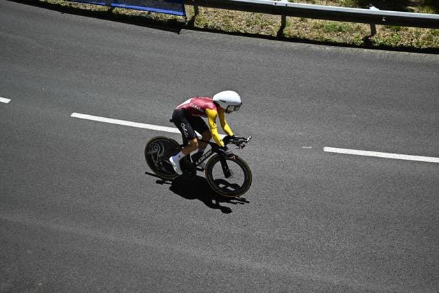 Belgian Piet Allegaert of Cofidis pictured during the stage 16 of the 2026 Tour de France cycling race, an individual Time Trial stage of 26km from Evian-les-Bains to Thonon-les-Bains, on Tuesday 21 July 2026. The 113th edition of the Tour de France starts on Saturday 4 July in Barcelona, Spain, and will finish in Paris, France on the 26th of July. JASPERxJACOBS  x181661531x