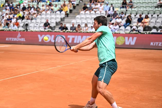 TENNIS - ATP, Tennis Herren Generali Open 2026 KITZBUEHEL,AUSTRIA,21.JUL.26 - TENNIS - ATP World Tour, Generali Open. Image shows Miomir Kecmanovic (SRB).  GEPAxpictures xDanielxSchoenherr