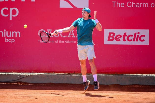 July 21, 2026, Lisbon, Lisbon, Portugal: TIAGO PEREIRA in action during the Round of 32 at the Millennium Estoril Open ATP, Tennis Herren tennis tournament at Clube de Tenis do Estoril. Lisbon Portugal - ZUMAr238 0862288684st Copyright: xRicardoxRochax