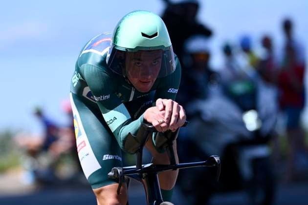 Tour de France 2026 Stage 16 THONON-LES-BAINS, FRANCE - JULY 21 : Pedersen Mads (DEN) of Lidl - Trek during stage 16 of the 113rd edition of Tour de France an UCI World Tour 2.UWT Individual Time Trial stage for Men Elite of 26 km with start in Evian-les-Bains and finish in Thonon-les-Bains on July 21, 2026 in Thonon-les-Bains, France, 21 07 2026 Thonon-les-Bains France  Copyright: xGvgx
