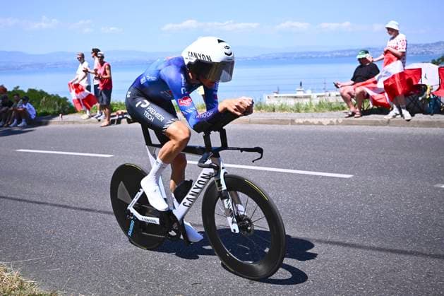 Tour de France 2026 Stage 16 THONON-LES-BAINS, FRANCE - JULY 21 : Verstrynge Emiel (BEL) of Alpecin - Premier Tech during stage 16 of the 113rd edition of Tour de France an UCI World Tour 2.UWT Individual Time Trial stage for Men Elite of 26 km with start in Evian-les-Bains and finish in Thonon-les-Bains on July 21, 2026 in Thonon-les-Bains, France, 21 07 2026 Thonon-les-Bains France  Copyright: xGvgx
