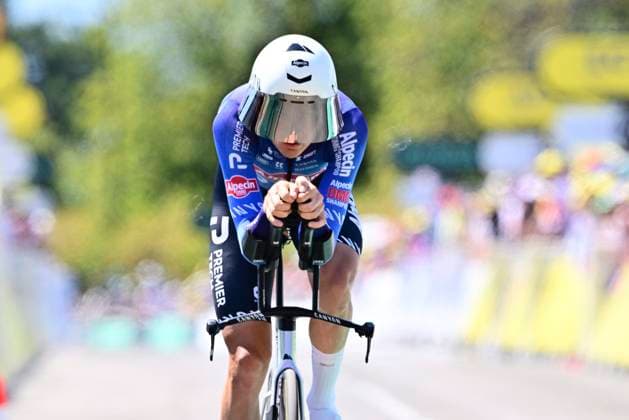 Tour de France 2026 Stage 16 THONON-LES-BAINS, FRANCE - JULY 21 : Verstrynge Emiel (BEL) of Alpecin - Premier Tech during stage 16 of the 113rd edition of Tour de France an UCI World Tour 2.UWT Individual Time Trial stage for Men Elite of 26 km with start in Evian-les-Bains and finish in Thonon-les-Bains on July 21, 2026 in Thonon-les-Bains, France, 21 07 2026 Thonon-les-Bains France  Copyright: xPeterxDexVoechtx
