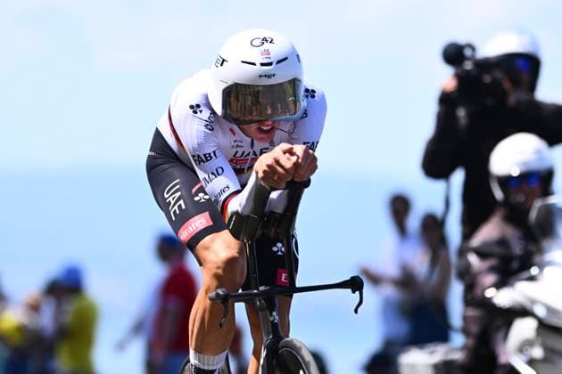 Tour de France 2026 Stage 16 THONON-LES-BAINS, FRANCE - JULY 21 : Politt Nils (GER) of UAE Team Emirates - XRG during stage 16 of the 113rd edition of Tour de France an UCI World Tour 2.UWT Individual Time Trial stage for Men Elite of 26 km with start in Evian-les-Bains and finish in Thonon-les-Bains on July 21, 2026 in Thonon-les-Bains, France, 21 07 2026 Thonon-les-Bains France  Copyright: xGvgx