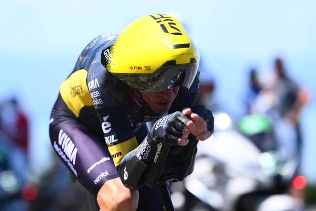 Tour de France 2026 Stage 16 THONON-LES-BAINS, FRANCE - JULY 21 : Armirail Bruno (FRA) of Team Visma Lease a Bike during stage 16 of the 113rd edition of Tour de France an UCI World Tour 2.UWT Individual Time Trial stage for Men Elite of 26 km with start in Evian-les-Bains and finish in Thonon-les-Bains on July 21, 2026 in Thonon-les-Bains, France, 21 07 2026 Thonon-les-Bains France  Copyright: xGvgx