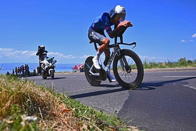 Tour de France 2026 Stage 16 THONON-LES-BAINS, FRANCE - JULY 21 : Van Der Poel Mathieu (NED) of Alpecin - Premier Tech during stage 16 of the 113rd edition of Tour de France an UCI World Tour 2.UWT Individual Time Trial stage for Men Elite of 26 km with start in Evian-les-Bains and finish in Thonon-les-Bains on July 21, 2026 in Thonon-les-Bains, France, 21 07 2026 Thonon-les-Bains France  Copyright: xGvgx
