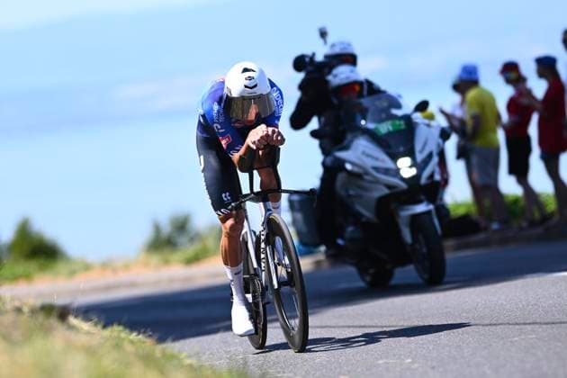 Tour de France 2026 Stage 16 THONON-LES-BAINS, FRANCE - JULY 21 : Van Der Poel Mathieu (NED) of Alpecin - Premier Tech during stage 16 of the 113rd edition of Tour de France an UCI World Tour 2.UWT Individual Time Trial stage for Men Elite of 26 km with start in Evian-les-Bains and finish in Thonon-les-Bains on July 21, 2026 in Thonon-les-Bains, France, 21 07 2026 Thonon-les-Bains France  Copyright: xGvgx