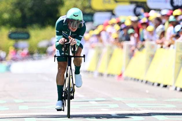 Tour de France 2026 Stage 16 THONON-LES-BAINS, FRANCE - JULY 21 : Pedersen Mads (DEN) of Lidl - Trek during stage 16 of the 113rd edition of Tour de France an UCI World Tour 2.UWT Individual Time Trial stage for Men Elite of 26 km with start in Evian-les-Bains and finish in Thonon-les-Bains on July 21, 2026 in Thonon-les-Bains, France, 21 07 2026 Thonon-les-Bains France  Copyright: xPeterxDexVoechtx