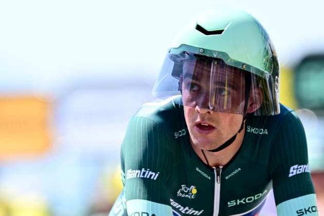 Tour de France 2026 Stage 16 THONON-LES-BAINS, FRANCE - JULY 21 : Pedersen Mads (DEN) of Lidl - Trek during stage 16 of the 113rd edition of Tour de France an UCI World Tour 2.UWT Individual Time Trial stage for Men Elite of 26 km with start in Evian-les-Bains and finish in Thonon-les-Bains on July 21, 2026 in Thonon-les-Bains, France, 21 07 2026 Thonon-les-Bains France  Copyright: xPeterxDexVoechtx