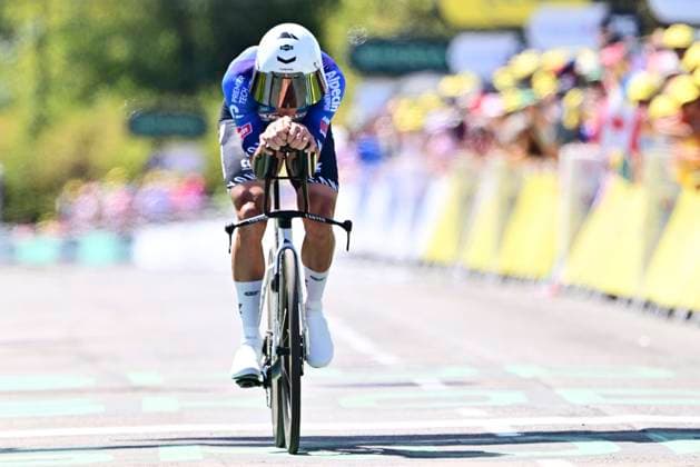 Tour de France 2026 Stage 16 THONON-LES-BAINS, FRANCE - JULY 21 : Van Der Poel Mathieu (NED) of Alpecin - Premier Tech during stage 16 of the 113rd edition of Tour de France an UCI World Tour 2.UWT Individual Time Trial stage for Men Elite of 26 km with start in Evian-les-Bains and finish in Thonon-les-Bains on July 21, 2026 in Thonon-les-Bains, France, 21 07 2026 Thonon-les-Bains France  Copyright: xPeterxDexVoechtx