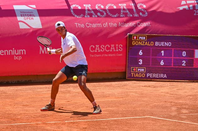 July 21, 2026, Lisbon, Lisbon, Portugal: TIAGO PEREIRA in action during the Round of 32 at the Millennium Estoril Open ATP, Tennis Herren tennis tournament at Clube de Tenis do Estoril. Lisbon Portugal - ZUMAr238 0862295767st Copyright: xRicardoxRochax