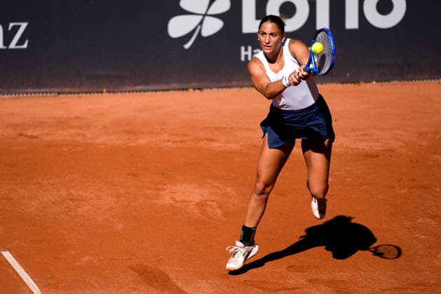 MSC Hamburg Ladies Open - Day 2 Third seed Panna Udvardy of Hungary is in action during her round of 32 match against Elena Pridankina at the 2026 MSC Hamburg Ladies Open women s tennis tournament at Am Rothenbaum in Hamburg, Germany. Hamburg Hamburg Germany  Copyright: xOwenxHammondx originalFilename:hammond-2026msch260721_npK78.jpg