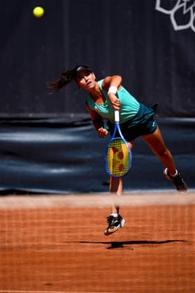 MSC Hamburg Ladies Open - Day 2 Leyre Romero Gormaz of Spain plays against Veronika Erjavec of Slovenia during their Round of 32 match at the 2026 MSC Hamburg Ladies Open Women s tennis tournament at Am Rothenbaum in Hamburg, Germany. Hamburg Hamburg Germany  Copyright: xOwenxHammondx originalFilename:hammond-2026msch260721_npo2F.jpg