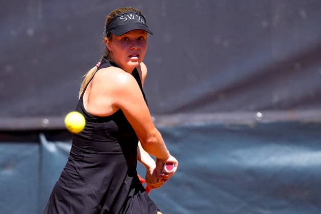 MSC Hamburg Ladies Open - Day 2 Veronika Erjavec of Slovenia plays during her round of 32 match against Leyre Romero Gormaz of Spain at the 2026 MSC Hamburg Ladies Open women s tennis tournament at Am Rothenbaum in Hamburg, Germany. Hamburg Hamburg Germany  Copyright: xOwenxHammondx originalFilename:hammond-2026msch260721_npyKd.jpg