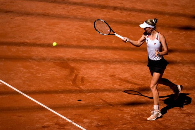 MSC Hamburg Ladies Open - Day 2 Sinja Kraus of Austria plays against Darja Semenistaja of Latvia during their round of 32 match at the 2026 MSC Hamburg Ladies Open Women s tennis tournament at Am Rothenbaum in Hamburg, Germany. Hamburg Hamburg Germany  Copyright: xOwenxHammondx originalFilename:hammond-2026msch260721_npY8F.jpg