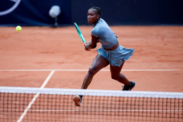 MSC Hamburg Ladies Open - Day 2 Noma Noha Akugue of Germany plays against Valentina Steiner of Germany during their Round of 32 match at the 2026 MSC Hamburg Ladies Open Women s tennis tournament at Am Rothenbaum in Hamburg, Germany. Hamburg Hamburg Greece  Copyright: xOwenxHammondx originalFilename:hammond-2026msch260721_np8ij.jpg