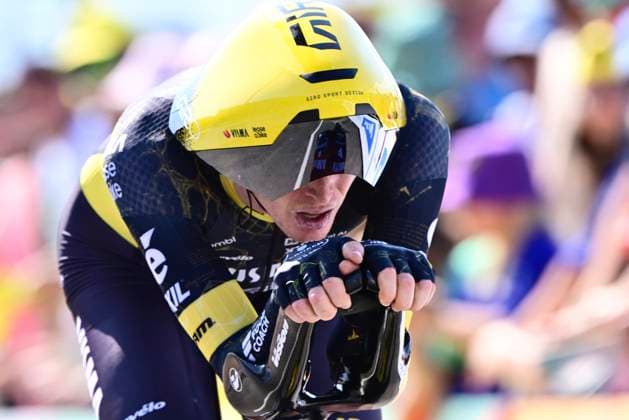 Tour de France 2026 Stage 16 THONON-LES-BAINS, FRANCE - JULY 21 : Jorgenson Matteo (USA) of Team Visma Lease a Bike during stage 16 of the 113rd edition of Tour de France an UCI World Tour 2.UWT Individual Time Trial stage for Men Elite of 26 km with start in Evian-les-Bains and finish in Thonon-les-Bains on July 21, 2026 in Thonon-les-Bains, France, 21 07 2026 Thonon-les-Bains France  Copyright: xPeterxDexVoechtx