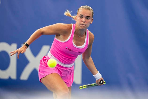 The Livesport Prague Open women s tennis tournament, in Prague, Czech Republic, on July 21, 2026. Sara Bejlek from Czech Republic, pictured, faces Anna Blinkova from Russia. (CTKxPhoto MichalxKamaryt) CTKPhotoP2026072105279  CTKPhotoP2026072105279