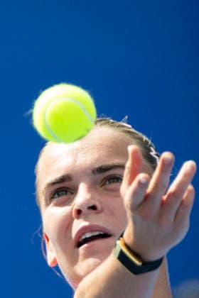 The Livesport Prague Open women s tennis tournament, in Prague, Czech Republic, on July 21, 2026. Sara Bejlek from Czech Republic, pictured, faces Anna Blinkova from Russia. (CTKxPhoto MichalxKamaryt) CTKPhotoP2026072105292  CTKPhotoP2026072105292