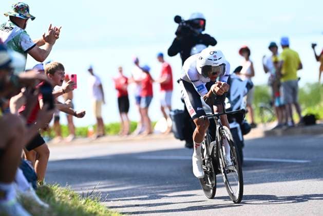 Tour de France 2026 Stage 16 THONON-LES-BAINS, FRANCE - JULY 21 : Del Toro Isaac (MEX) of UAE Team Emirates - XRG during stage 16 of the 113rd edition of Tour de France an UCI World Tour 2.UWT Individual Time Trial stage for Men Elite of 26 km with start in Evian-les-Bains and finish in Thonon-les-Bains on July 21, 2026 in Thonon-les-Bains, France, 21 07 2026 Thonon-les-Bains France  Copyright: xGvgx