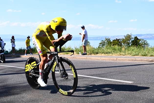 Tour de France 2026 Stage 16 THONON-LES-BAINS, FRANCE - JULY 21 : Pogacar Tadej (SLO) of UAE Team Emirates - XRG during stage 16 of the 113rd edition of Tour de France an UCI World Tour 2.UWT Individual Time Trial stage for Men Elite of 26 km with start in Evian-les-Bains and finish in Thonon-les-Bains on July 21, 2026 in Thonon-les-Bains, France, 21 07 2026 Thonon-les-Bains France  Copyright: xGvgx