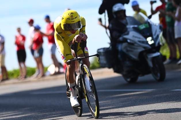 Tour de France 2026 Stage 16 THONON-LES-BAINS, FRANCE - JULY 21 : Pogacar Tadej (SLO) of UAE Team Emirates - XRG during stage 16 of the 113rd edition of Tour de France an UCI World Tour 2.UWT Individual Time Trial stage for Men Elite of 26 km with start in Evian-les-Bains and finish in Thonon-les-Bains on July 21, 2026 in Thonon-les-Bains, France, 21 07 2026 Thonon-les-Bains France  Copyright: xGvgx