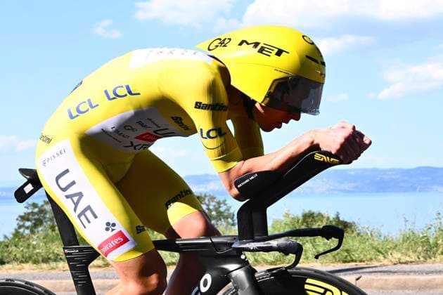 Tour de France 2026 Stage 16 THONON-LES-BAINS, FRANCE - JULY 21 : Pogacar Tadej (SLO) of UAE Team Emirates - XRG during stage 16 of the 113rd edition of Tour de France an UCI World Tour 2.UWT Individual Time Trial stage for Men Elite of 26 km with start in Evian-les-Bains and finish in Thonon-les-Bains on July 21, 2026 in Thonon-les-Bains, France, 21 07 2026 Thonon-les-Bains France  Copyright: xGvgx