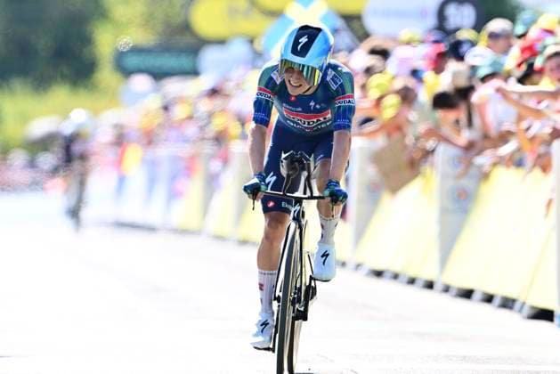 Tour de France 2026 Stage 16 THONON-LES-BAINS, FRANCE - JULY 21 : Van Wilder Ilan (BEL) of Soudal Quick-Step during stage 16 of the 113rd edition of Tour de France an UCI World Tour 2.UWT Individual Time Trial stage for Men Elite of 26 km with start in Evian-les-Bains and finish in Thonon-les-Bains on July 21, 2026 in Thonon-les-Bains, France, 21 07 2026 Thonon-les-Bains France  Copyright: xPeterxDexVoechtx