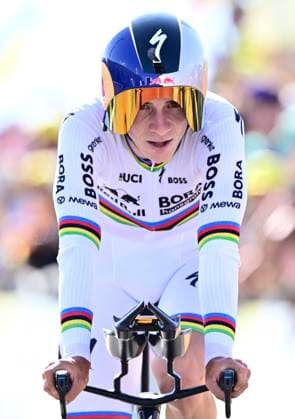 Tour de France 2026 Stage 16 THONON-LES-BAINS, FRANCE - JULY 21 : Evenepoel Remco (BEL) of Red Bull - BORA - Hansgrohe during stage 16 of the 113rd edition of Tour de France an UCI World Tour 2.UWT Individual Time Trial stage for Men Elite of 26 km with start in Evian-les-Bains and finish in Thonon-les-Bains on July 21, 2026 in Thonon-les-Bains, France, 21 07 2026 Thonon-les-Bains France  Copyright: xPeterxDexVoechtx