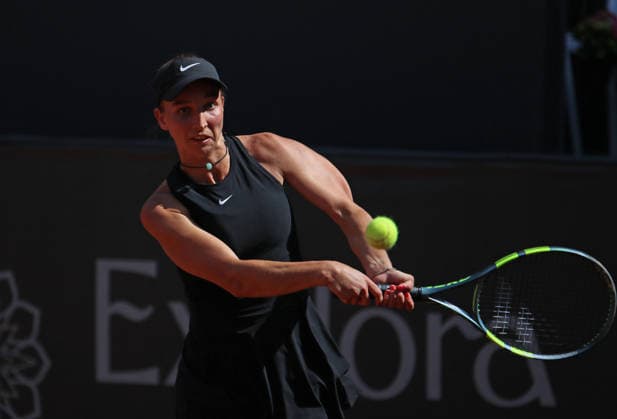 MSC Hamburg Ladies Open WTA, Tennis Damen 250) am Hamburger Rothenbaum: Tamara Korpatsch(Deutschland) in der 1. Runde. *** MSC Hamburg Ladies Open WTA 250 at Hamburg s Rothenbaum: Tamara Korpatsch of Germany in the first round