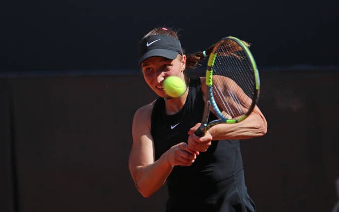 MSC Hamburg Ladies Open WTA, Tennis Damen 250) am Hamburger Rothenbaum: Tamara Korpatsch(Deutschland) in der 1. Runde. *** MSC Hamburg Ladies Open WTA 250 at Hamburg s Rothenbaum: Tamara Korpatsch of Germany in the first round