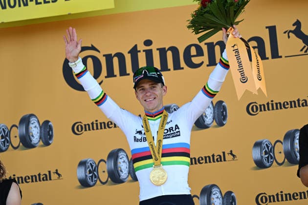 21-07-2026 Tour De France; Tappa 16 Evian Les Bains - Thonon Les Bains; 2026, Red Bull - Bora Hansgrohe; Evenepoel, Remco; Thonon Les Bains; 
