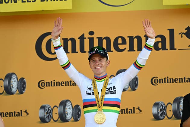 21-07-2026 Tour De France; Tappa 16 Evian Les Bains - Thonon Les Bains; 2026, Red Bull - Bora Hansgrohe; Evenepoel, Remco; Thonon Les Bains; 