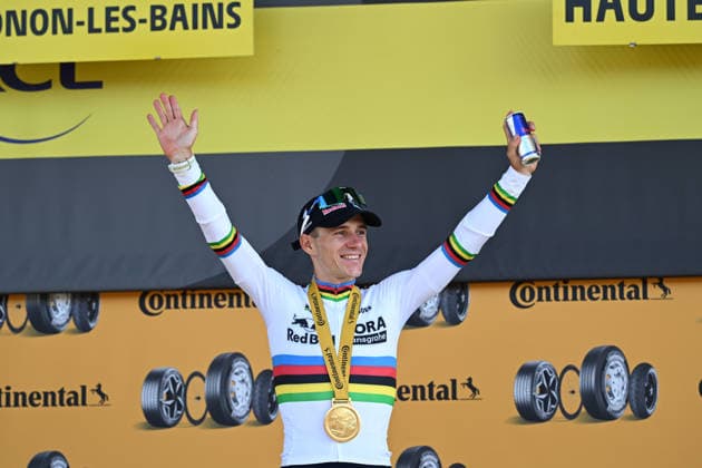 21-07-2026 Tour De France; Tappa 16 Evian Les Bains - Thonon Les Bains; 2026, Red Bull - Bora Hansgrohe; Evenepoel, Remco; Thonon Les Bains; 