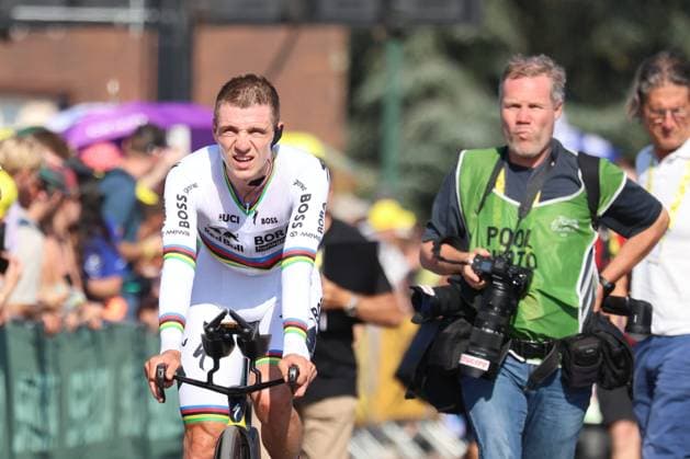 Tour de France 2026 - UCI Cycling Race Pierre Teyssot MAXPPP ; Tour de France 2026 - UCI Cycling Race. Thonon Les Bains, France on July 21, 2026. Individual Time Trial, 16th stage of the 113th edition of the Tour de France cycling race, 26,1 km between Evian and Thonon Les Bains. In action, Remco Evenepoel (BEL) RED BULL - BORA - HANSGROHE Pierre Teyssot Maxppp Thonon Les Bains Haute-Savoie France  Copyright: xMAXPPPxPierrexTeyssotx TEY67133 TEY67133