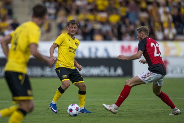 260721 Aki Samuelsen of Mjällby during the UEFA Champions League qualifying match between Mjällby and Lincoln Red Imps on July 21, 2026 in Hällevik. Photo: Christoffer Borg Mattisson BILDBYRAN COP 261 CB0541 fotboll football soccer fotball uefa champions league champions league mjällby lincoln red imps bbeng *** July 21, 2026: Aki Samuelsen of Mjällby during the UEFA Champions League qualifying match between Mjällby and Lincoln Red Imps on July 21, 2026 in Hällevik. Photo by Christoffer Borg Mattisson, BILDBYRAN COP 261 CB0541 soccer football fotball UEFA Champions League Champions League Mjällby Lincoln Red Imps bbeng  Copyright: CHRISTOFFERxBORGxMATTISSON BB260721CB082